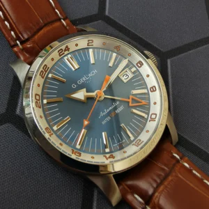 Zegarek męski G.Gerlach - Navigator GMT Blue