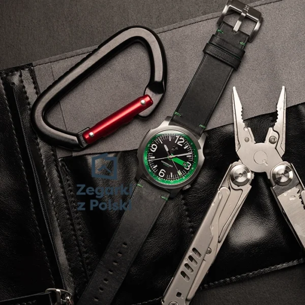 Zegarek męski Nadir Vespera GMT Green