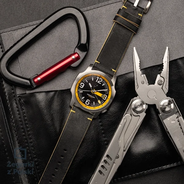Zegarek męski Nadir Vespera GMT Yellow