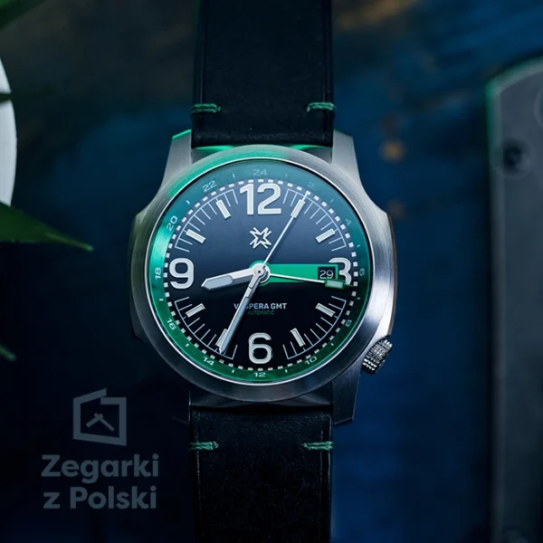 Zegarek męski Nadir Vespera GMT Green