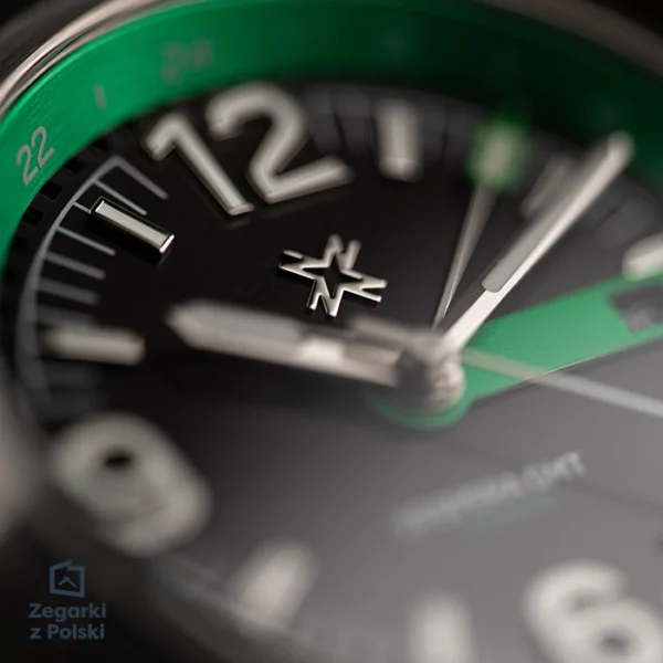 Zegarek męski Nadir Vespera GMT Green