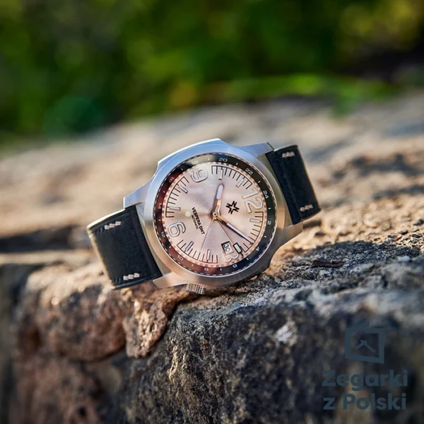 Zegarek męski Nadir Vespera GMT Silver