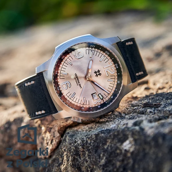 Zegarek męski Nadir Vespera GMT Silver