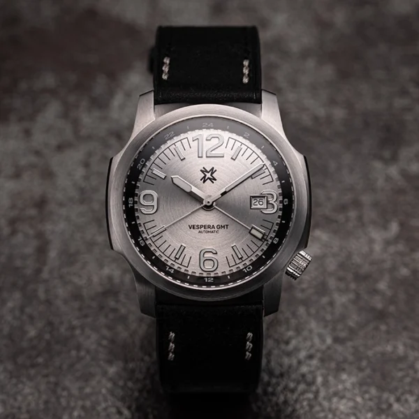 Zegarek męski Nadir Vespera GMT Silver