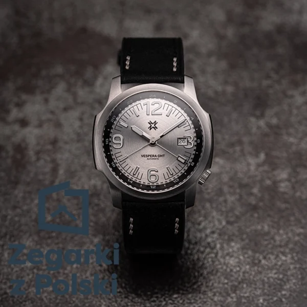Zegarek męski Nadir Vespera GMT Silver