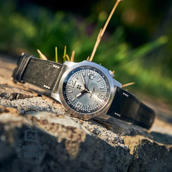 Zegarek męski Nadir Vespera GMT Silver