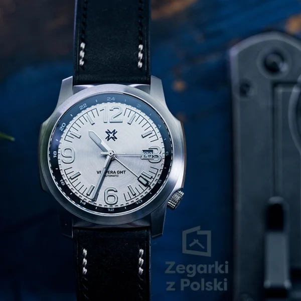 Zegarek męski Nadir Vespera GMT Silver