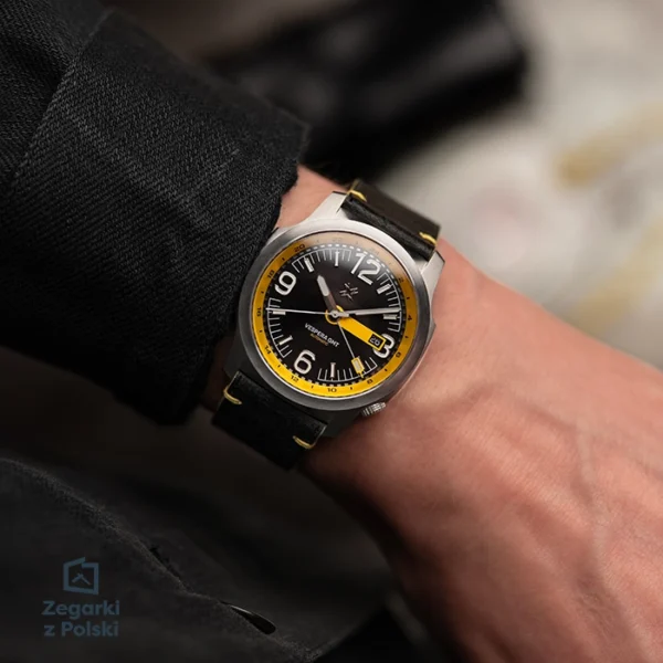 Zegarek męski Nadir Vespera GMT Yellow