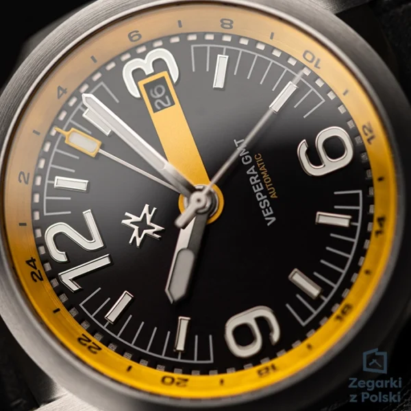 Zegarek męski Nadir Vespera GMT Yellow