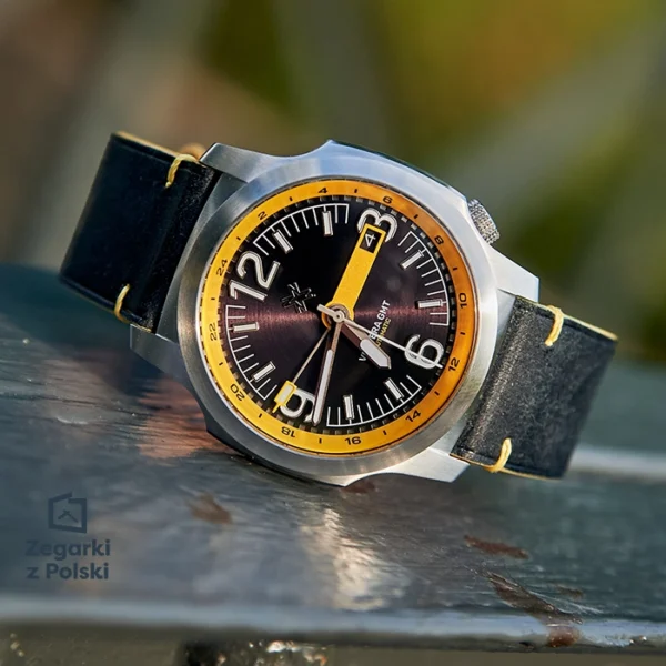 Zegarek męski Nadir Vespera GMT Yellow