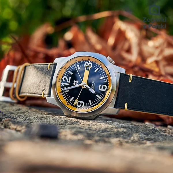 Zegarek męski Nadir Vespera GMT Yellow