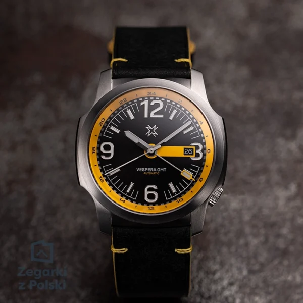 Zegarek męski Nadir Vespera GMT Yellow