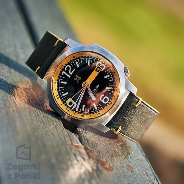 Zegarek męski Nadir Vespera GMT Yellow